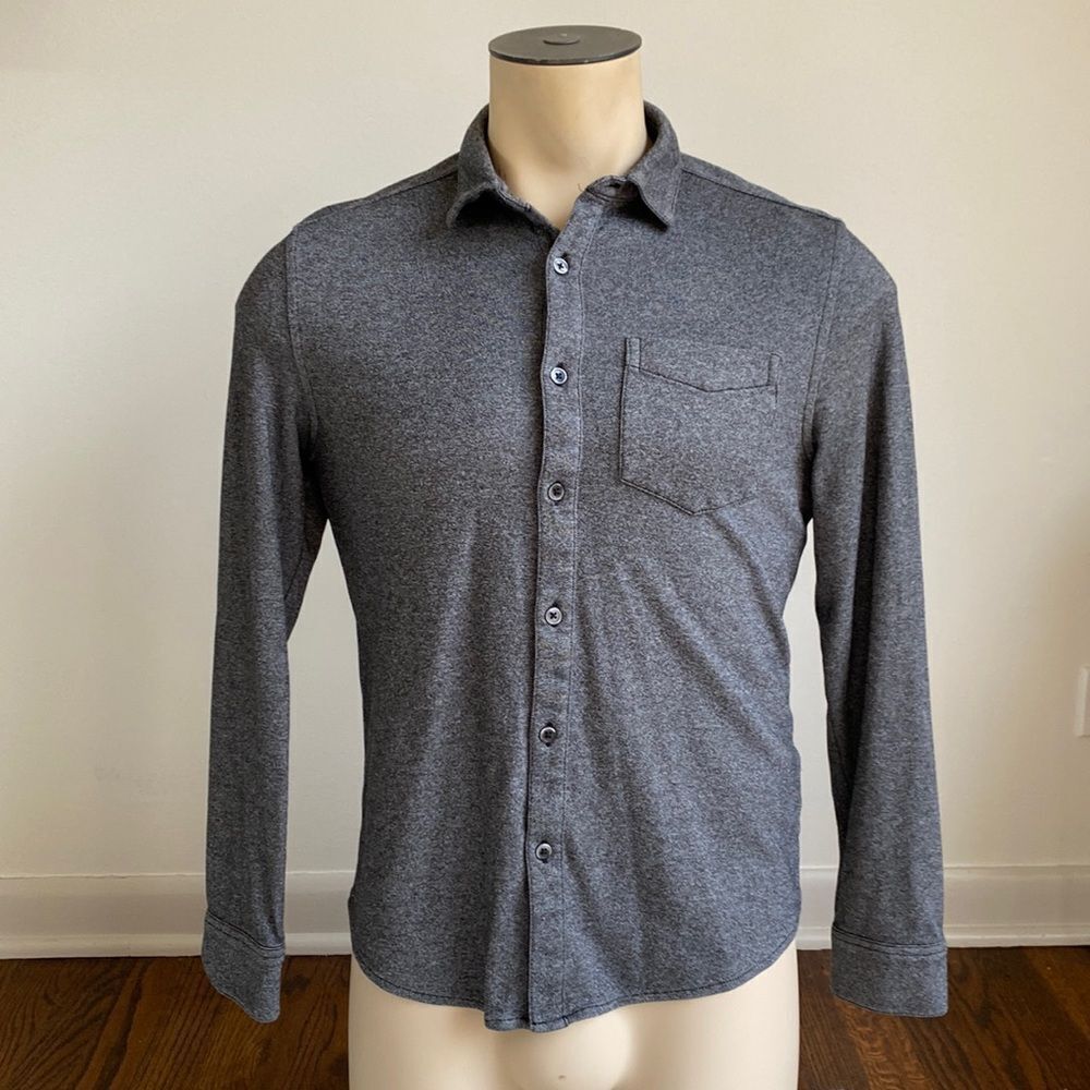 Marc Anthony Men’s Small Slim Fit Casual Button Down Shirt Chest Pocket